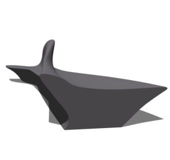 现代公用椅su模型