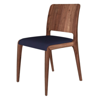 现代实木单椅su模型