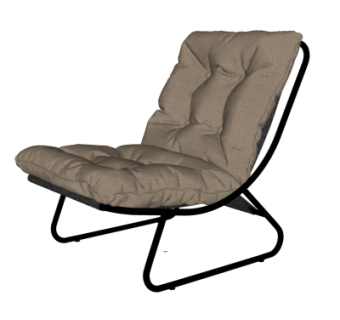 现代布艺休闲椅su模型