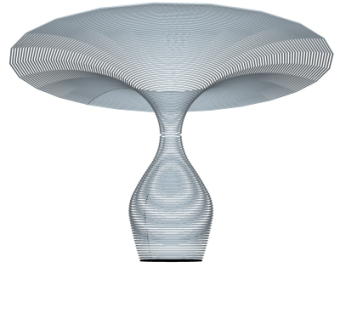 现代廊架su模型