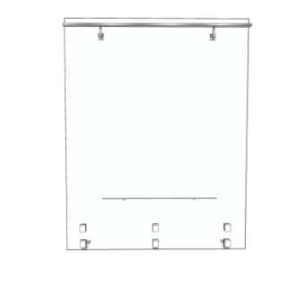 现代玻璃护栏su模型