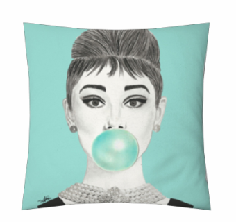 现代布艺抱枕su模型