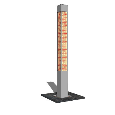 中式路灯景观灯su模型