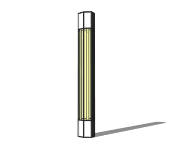 新中式路灯景观灯su模型
