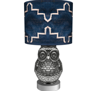 现代猫头鹰雕塑台灯su模型