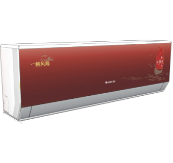 现代空调su模型