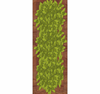 现代绿植背景墙su模型