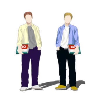 现代2d人物组件su模型