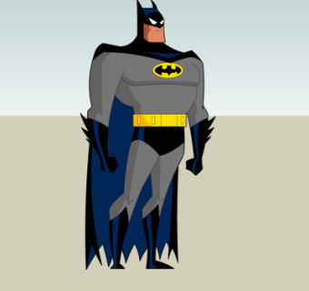 现代蝙蝠侠su模型