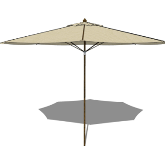 现代雨棚su模型