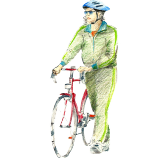 现代2d手绘人物组件su模型