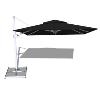 现代雨棚su模型