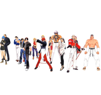 现代拳皇人物组合su模型