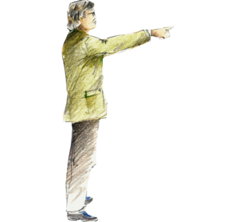 现代2d手绘人物组件su模型