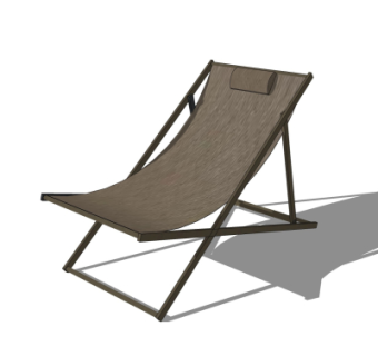 现代躺椅su模型