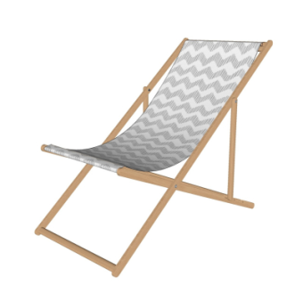 现代躺椅su模型