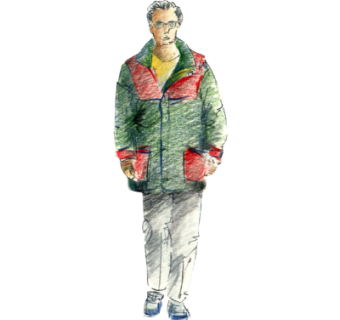 现代2d手绘人物组件su模型