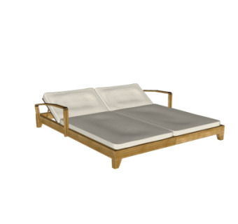 现代双人躺椅su模型