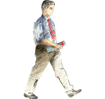 现代2d手绘人物组件su模型