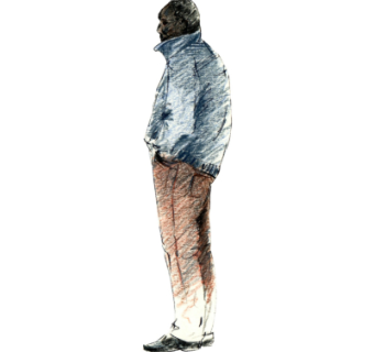 现代2d手绘人物组件su模型