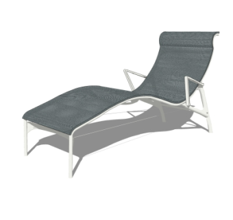 现代躺椅su模型