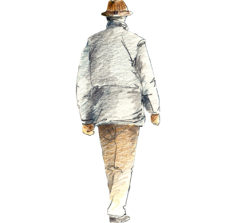 现代2d手绘人物组件su模型