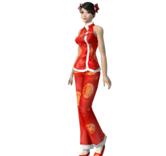 现代人物su模型