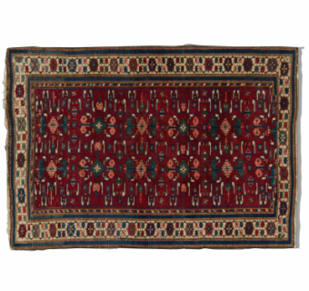 现代布艺地毯su模型