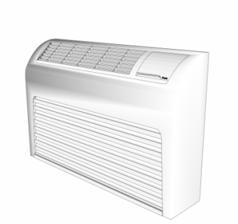 现代空调su模型