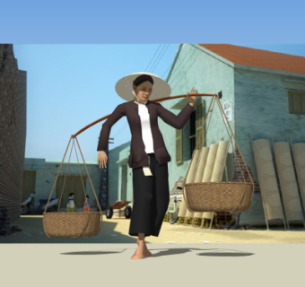 现代人物su模型