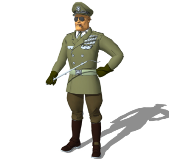 现代人物su模型