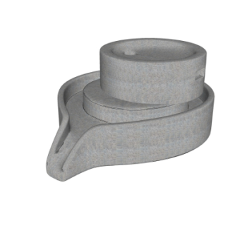 中式磨盘su模型