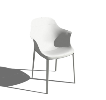 现代单椅su模型