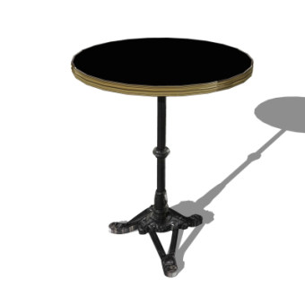 工业风圆几su模型