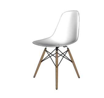 现代单椅su模型