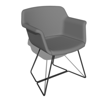 现代单椅su模型