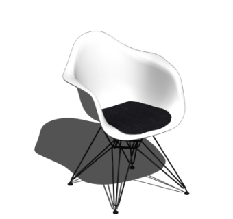 现代单椅su模型