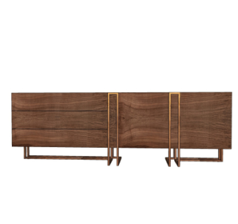 现代边柜su模型