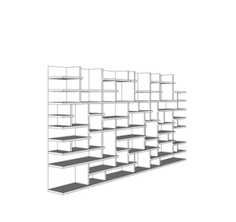 现代装饰柜su模型