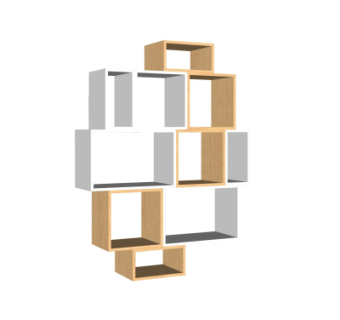 现代装饰柜su模型