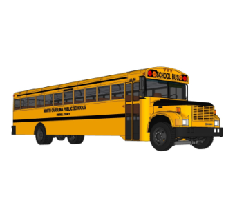 现代校车su模型