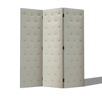 现代屏风隔断su模型