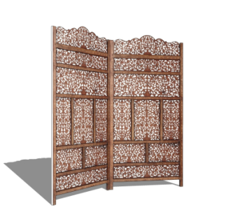 欧式屏风隔断su模型