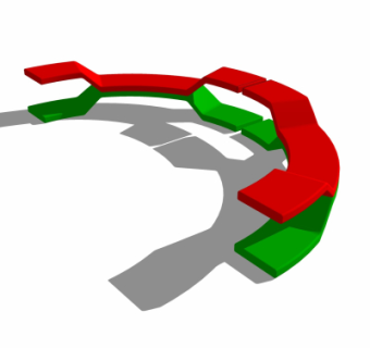 现代户外公用椅su模型