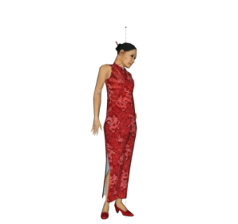 现代人物su模型