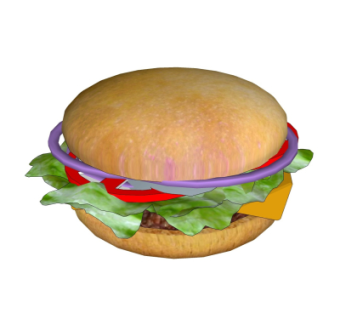 现代汉堡su模型