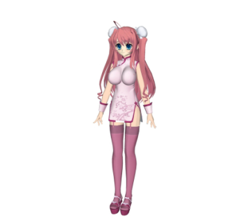 中式游戏角色su模型