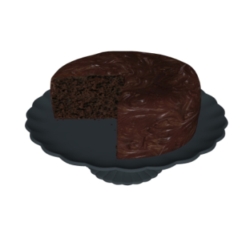 现代蛋糕su模型