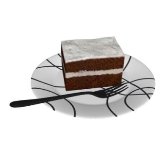 现代蛋糕su模型