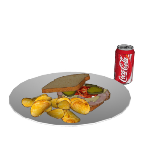 现代可乐面包su模型